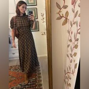 Doen Phyllis Dress Cornwall Plaid NWT Size XS